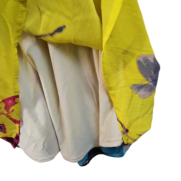 OLD NAVY Yellow Floral LONG SUNDRESS! Size Medium - Picture 4 of 9